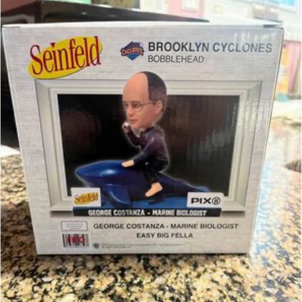 Seinfeld George Costanza Marine Biologist Bobble Head Brooklyn Cyclones